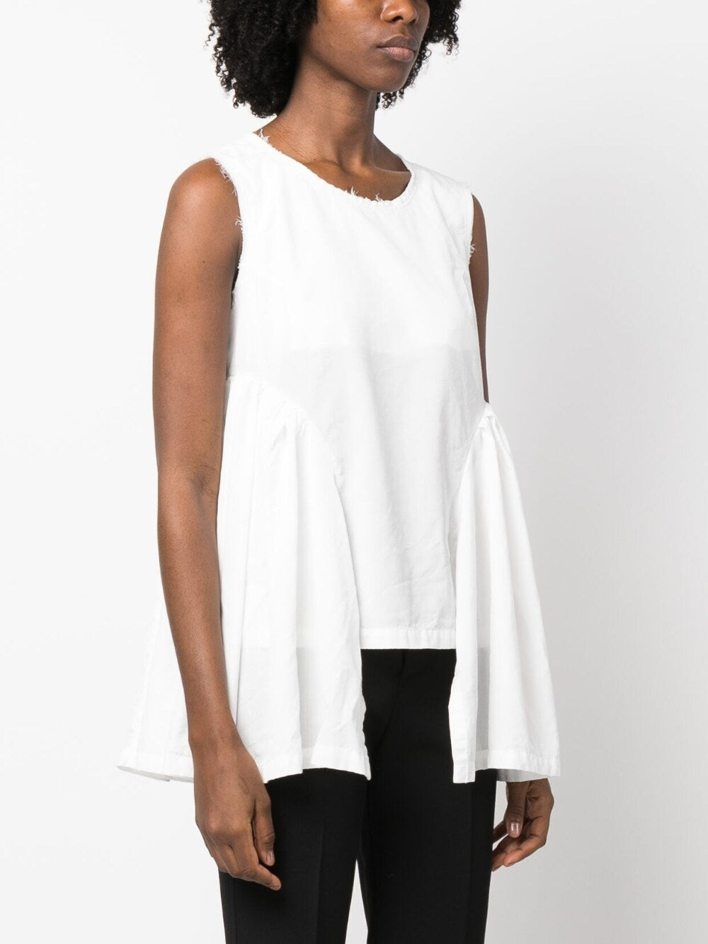 Comme des Garcons Women's White T-Shirt - Stylish Casual Top for Everyday Wear, Street Fashion & Layering