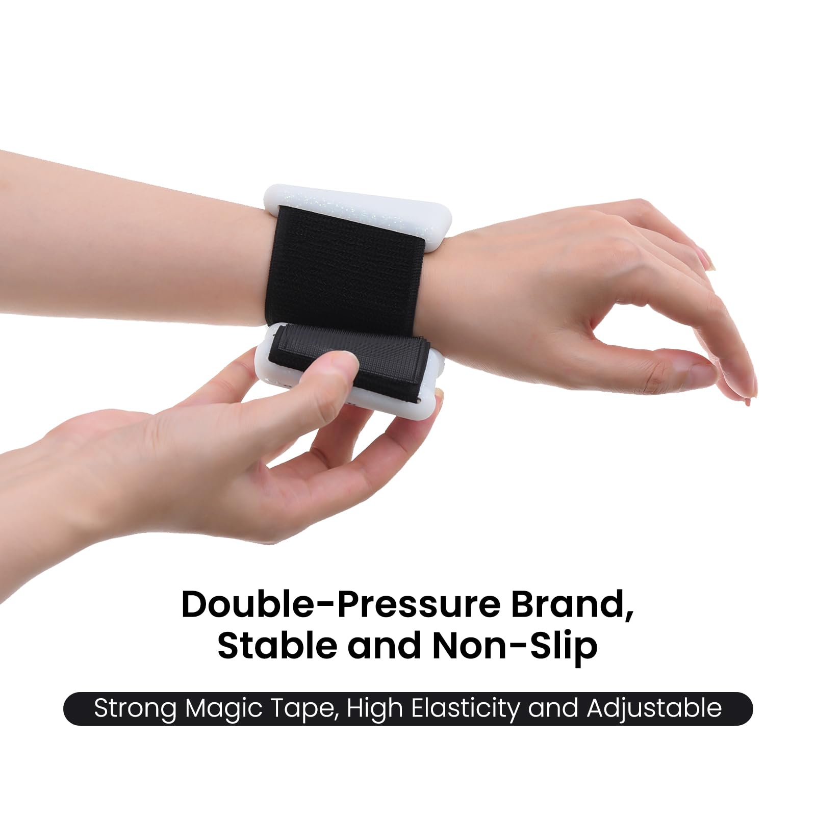 Adjustable Wrist & Ankle Weights Set of 2 (1lb Each) - Lightweight Wearable Fitness Weights for Women & Men - Ideal for Yoga, Pilates, Running, Walking & Home Workouts