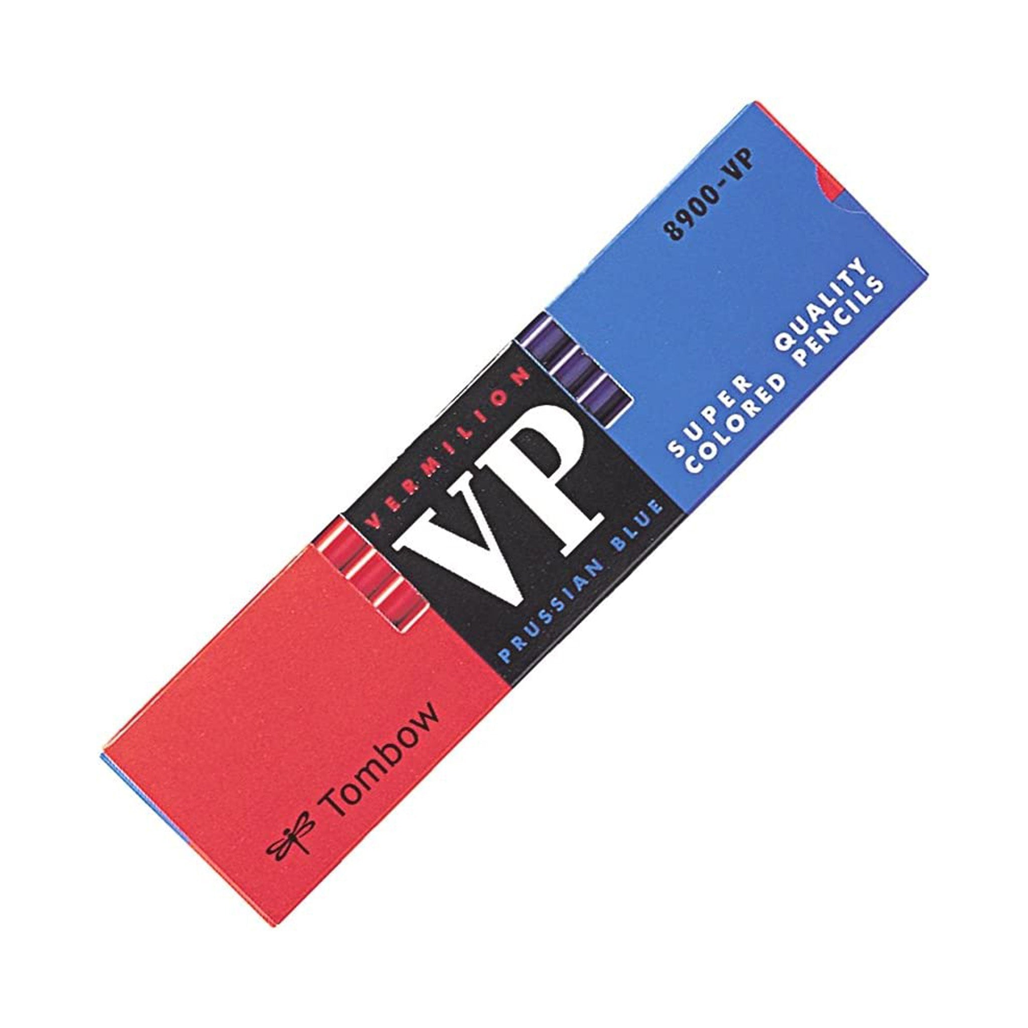 8900 Red & Blue Wooden Pencils - 1 Dozen Packs (12 Pack) by Tombow - Premium Quality for School, Office & Art Projects - Bulk Colored Pencils for Writing, Drawing & Coloring