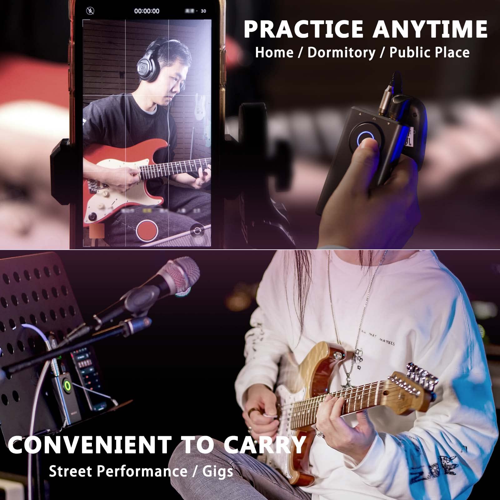 MOOER Prime P1 Guitar Multi-Effects Processor Pedal with 126 Effects, Built-in Tuner, Amp Simulator & Metronome - Perfect for Bass Guitarists in Studio Recording, Live Performance & Practice Sessions