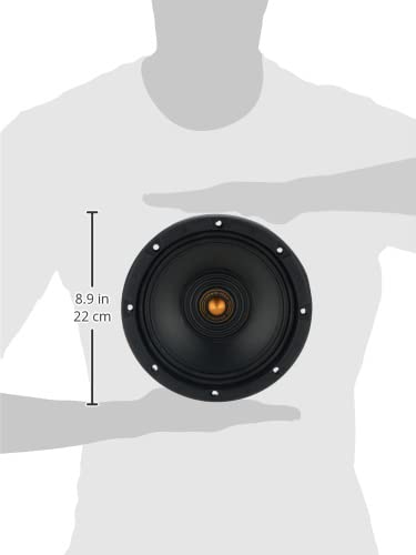 CERWIN-VEGA CVMPCL8.0 8 Inch 400W Stroker Pro Mid-Range Car Audio Speakers - Premium Sound for Cars, Trucks & SUVs - Perfect for Bass Enthusiasts & Road Trips