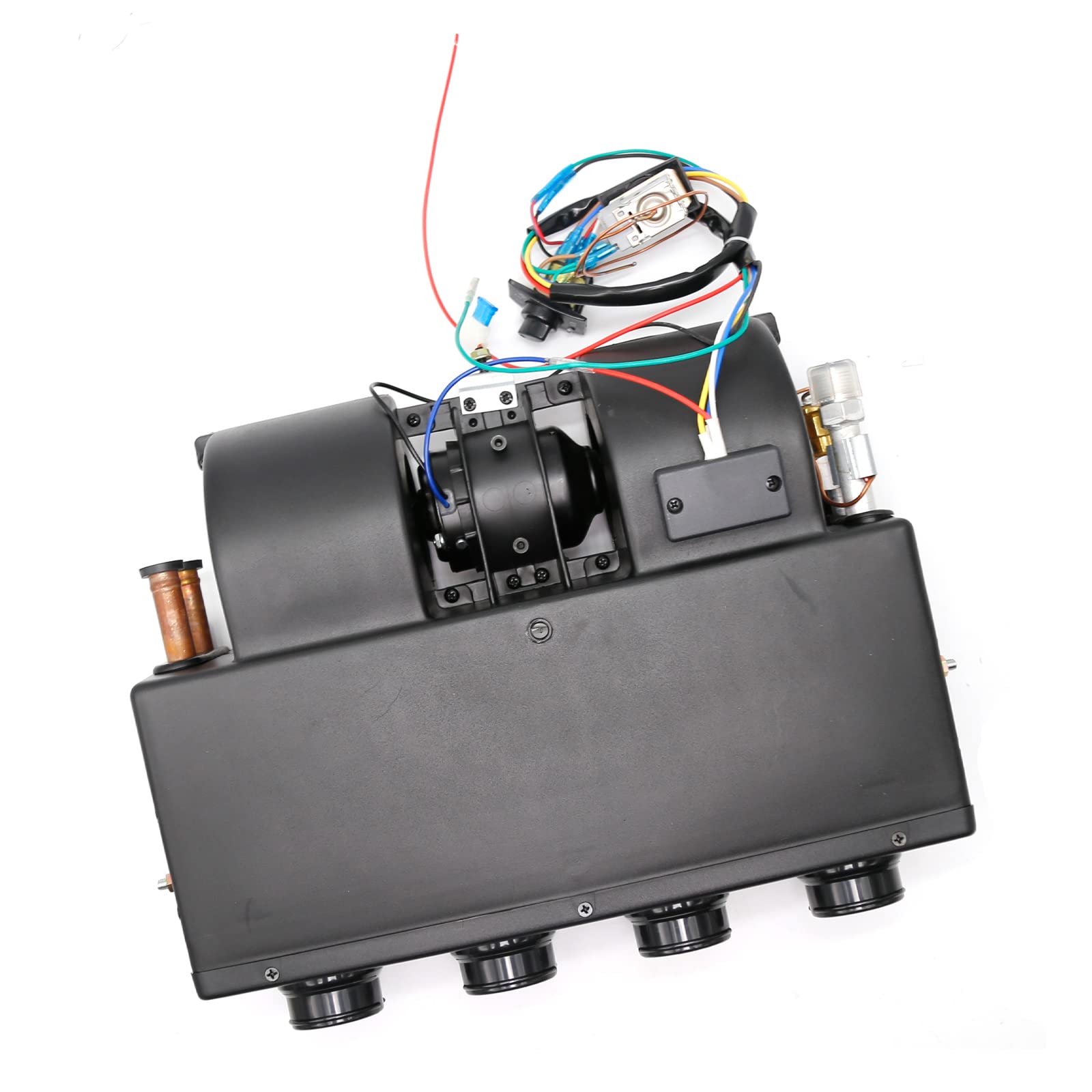 12V Car Truck A/C Evaporator Assembly - Under Dash Heating & Cooling Unit with 4 Vents | Perfect for Vehicle Climate Control & Summer Road Trips
