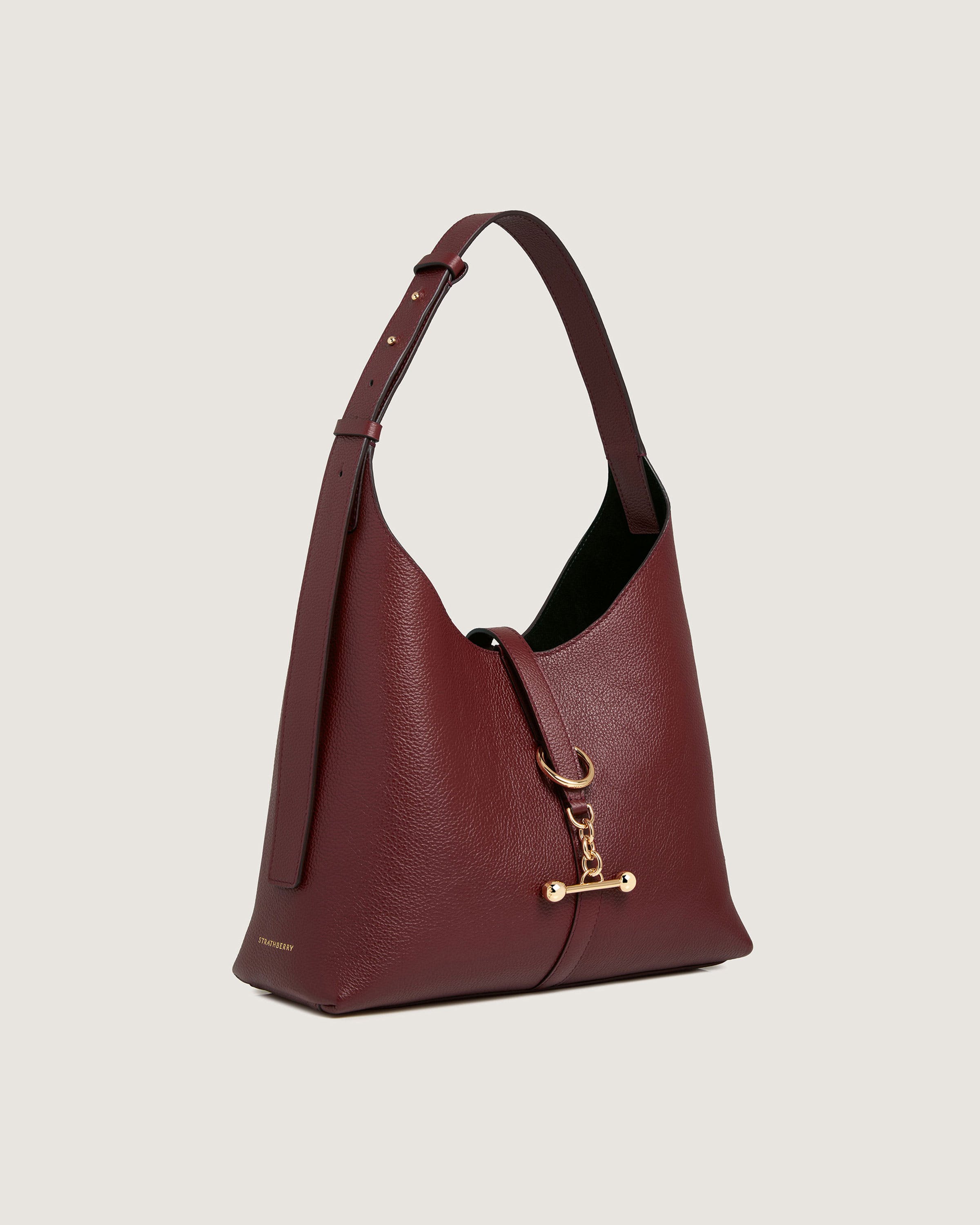 Stylish Kite Hobo Handbag in Oxblood Red - Perfect for Work, Travel & Everyday Use