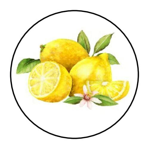 Lemon Favor Envelope Seals - 1.5 Inch Round Stickers (1000 Count) - Perfect for Wedding Invitations, Baby Showers & Party Decorations