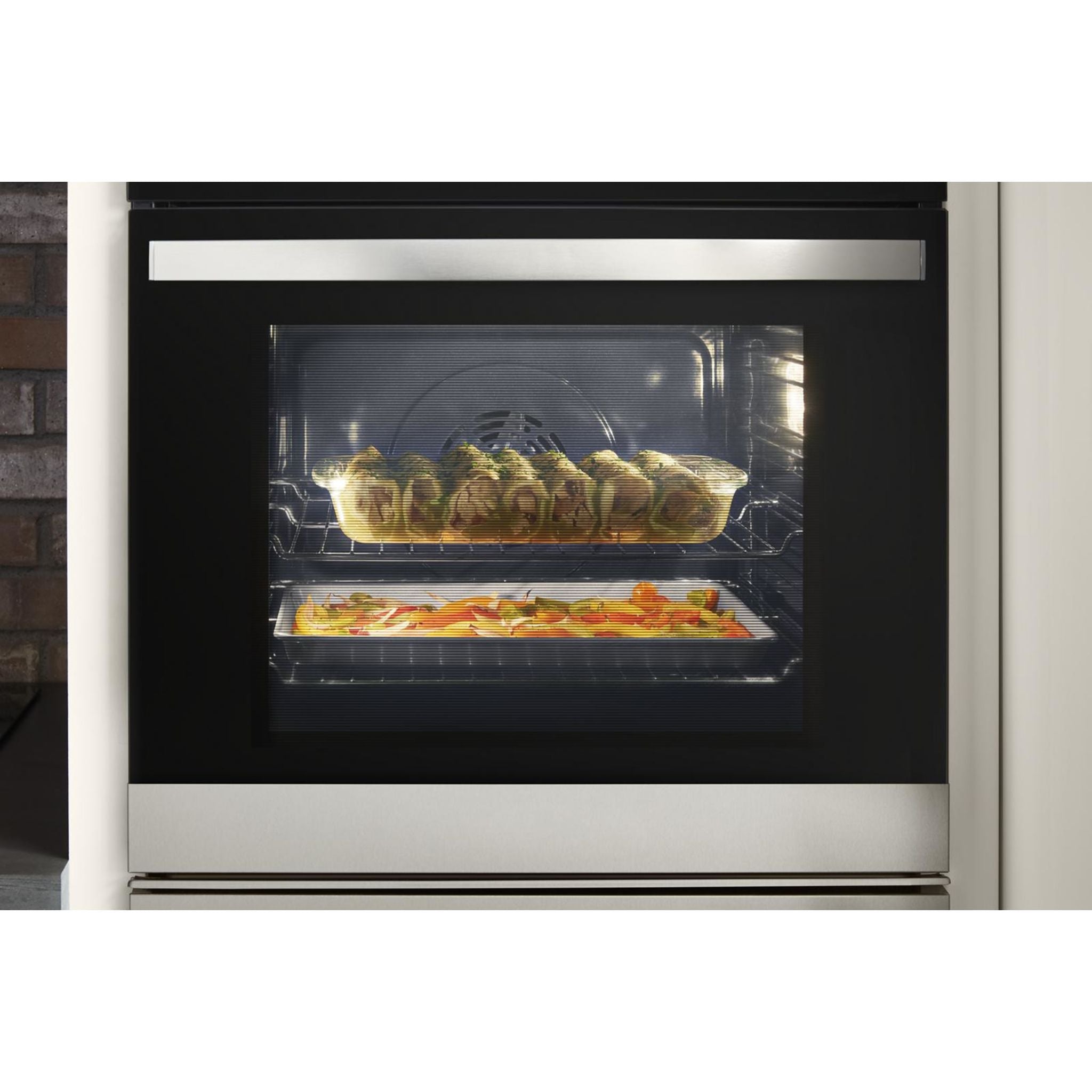 Whirlpool 24 Inch Double Wall Oven with Fingerprint Resistant Stainless Steel (Model WOD52ES4MZ) - Perfect for Modern Kitchens, Baking, and Family Cooking
