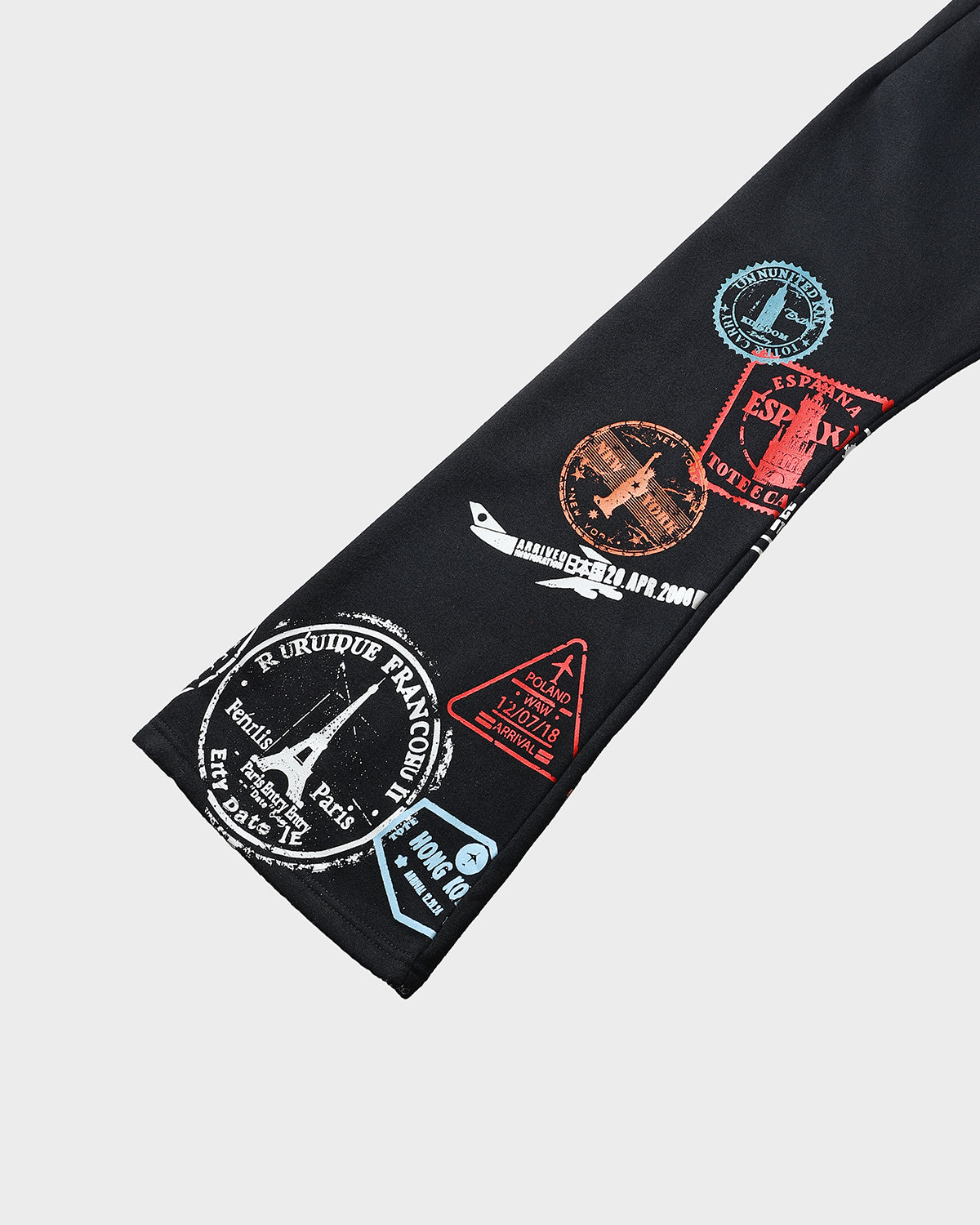 Globetrotter Hoodie & Sweats Set in Black - Cozy Travel Outfit for Men & Women | Perfect for Airplane, Road Trips & Casual Wear