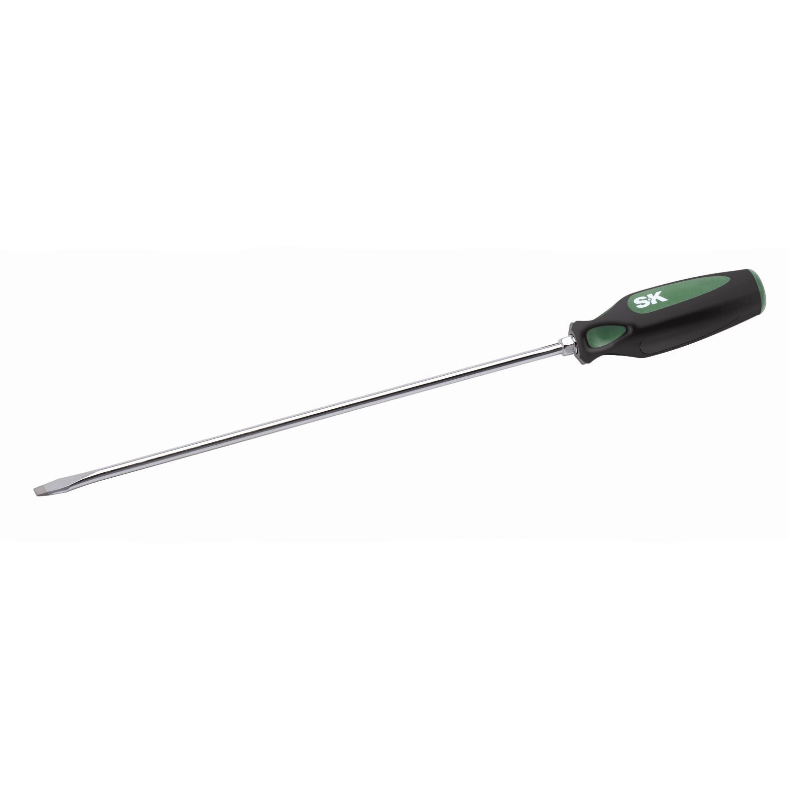 1/4 x 12 Inch Keystone CushionGrip Slotted Screwdriver - Ergonomic Handle for Comfortable Grip - Perfect for DIY Projects, Home Repairs & Professional Use