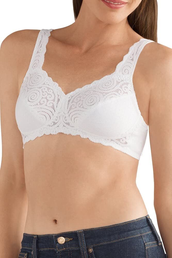 Amoena Jasmin Wire-Free Soft Bra for Women - Comfortable Post-Surgery & Everyday Wear - Perfect for Breast Cancer Recovery & Lounge