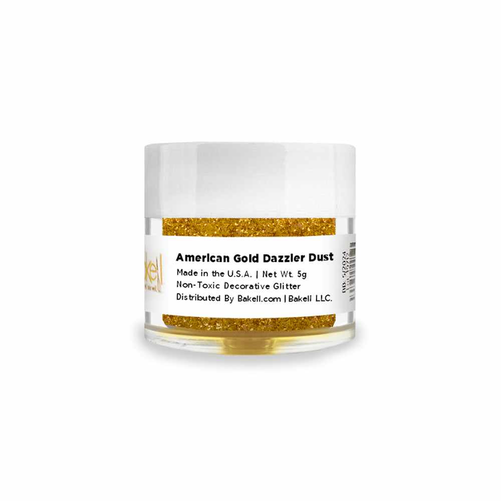 American Gold Craft Glitter - Dazzler Dust® Premium Fine Glitter for DIY, Scrapbooking & Home Decor | Perfect for Art Projects, Wedding Decorations & Party Supplies