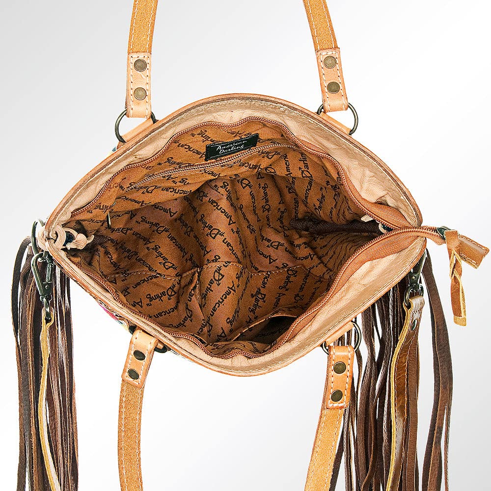 American Darling Genuine Leather Conceal and Carry Crossbody Purse - Handcrafted CCW Bag with Hidden Gun Compartment | Perfect for Everyday Carry, Travel & Self-Defense
