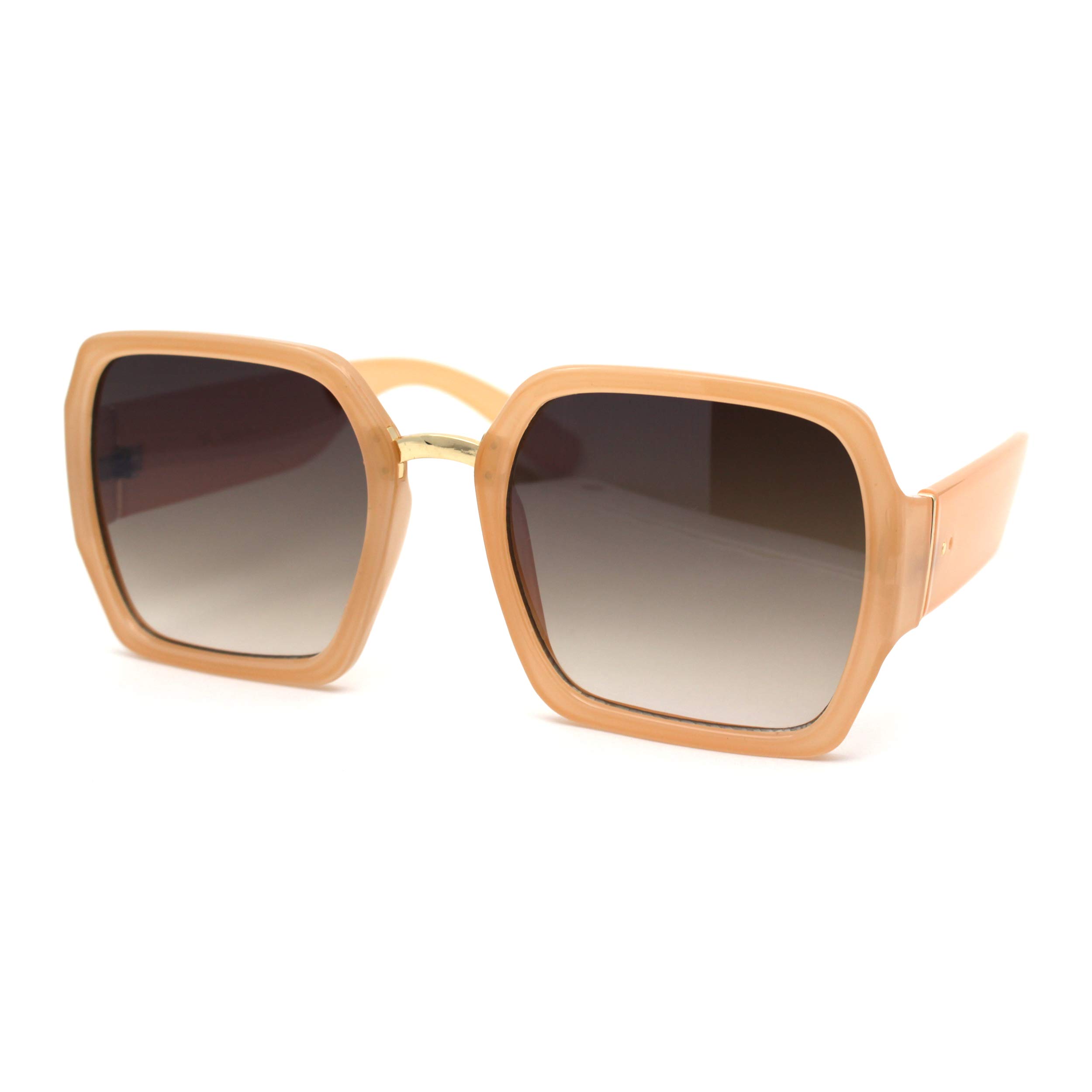 Stylish Oversized Rectangular Butterfly Sunglasses for Women - Fashionable Designer Shades for Summer, Beach & Outdoor Activities