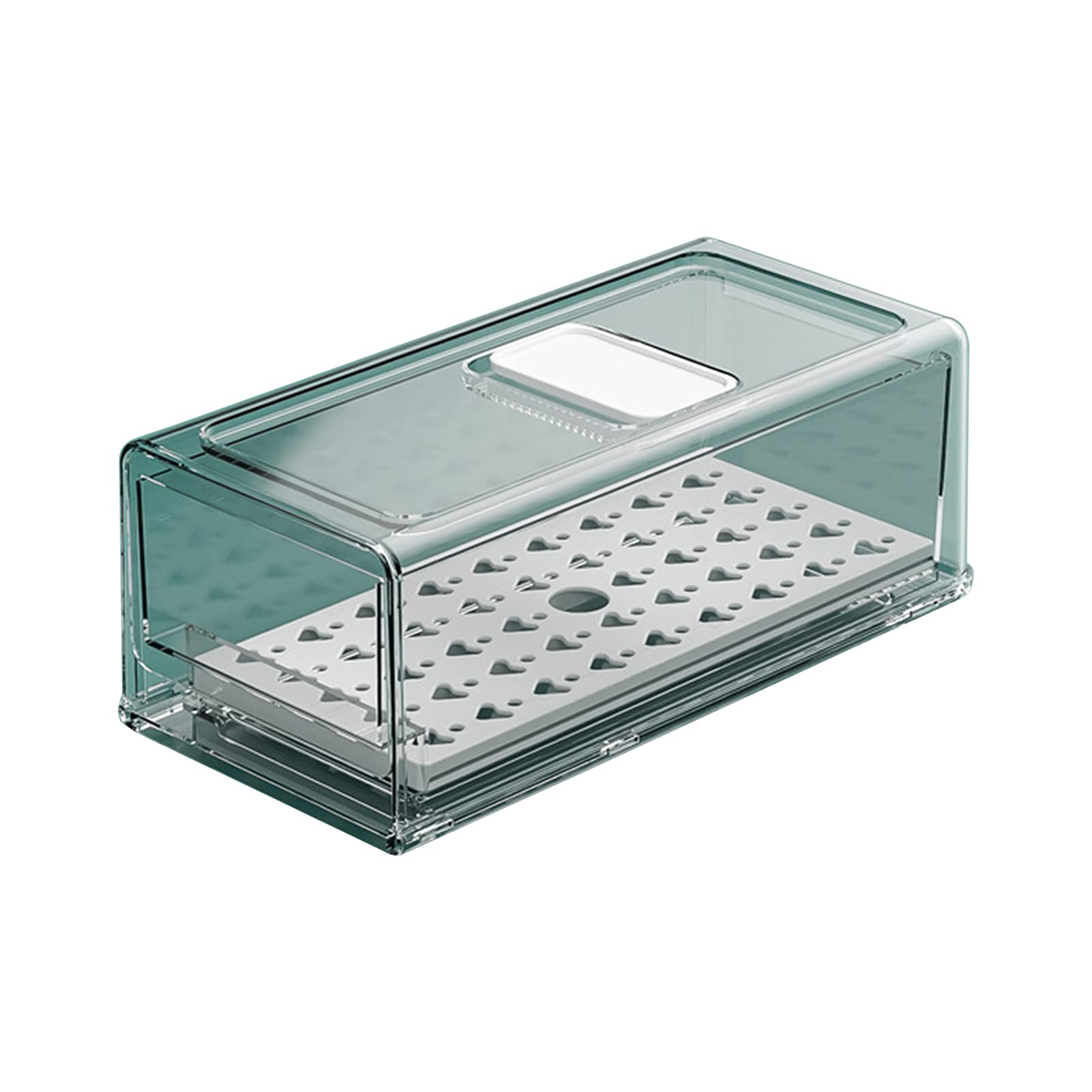 Cuteam Clear Plastic Storage Containers with Lids - Airtight Refrigerator Organizer for Fruits, Vegetables & Food - Thickened BPA-Free Fridge Bins for Freshness - Perfect for Meal Prep, Kitchen Organization & Pantry Storage