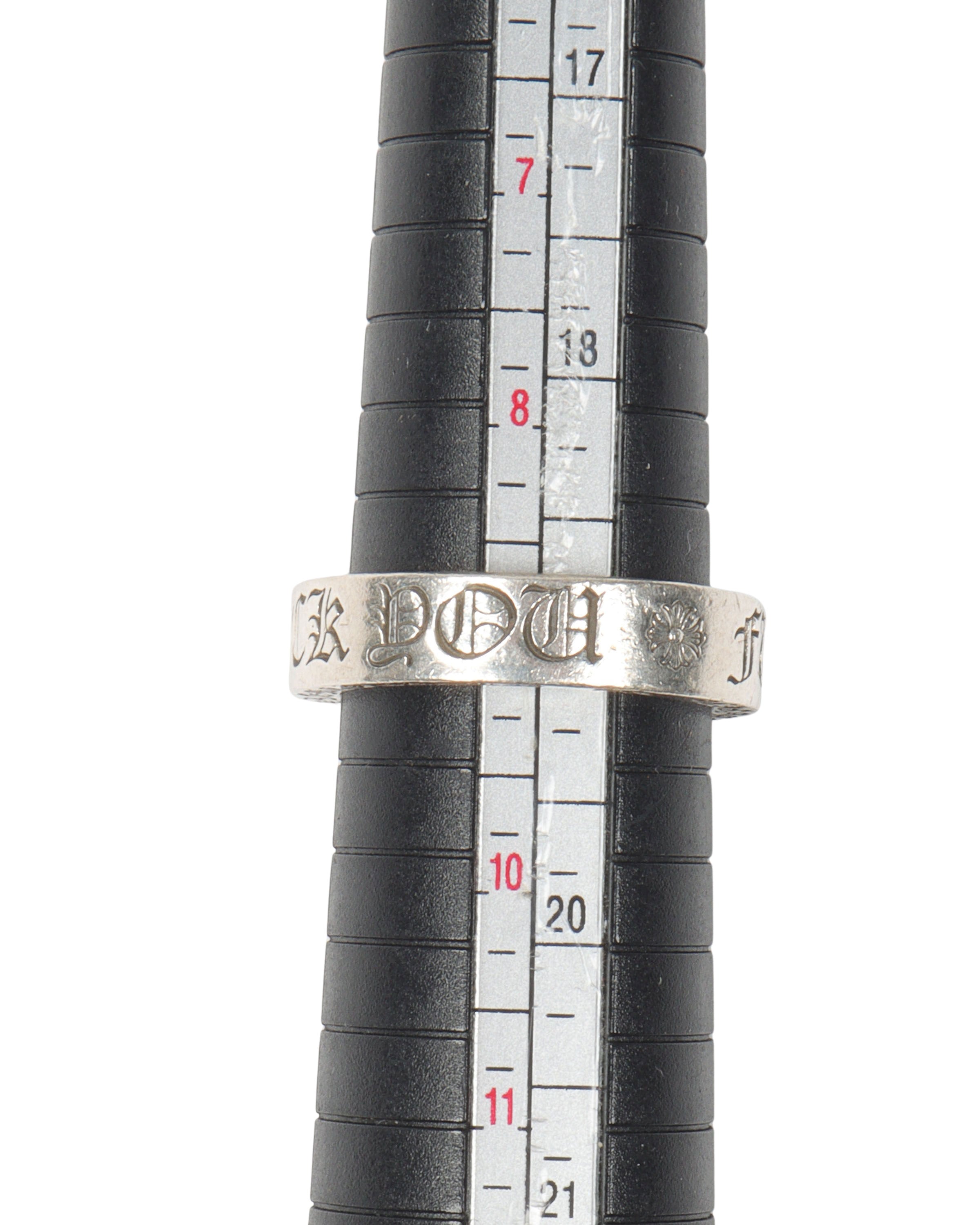 Fuck You' Spacer Ring - Edgy Punk Jewelry for Men & Women - Perfect for Stacking, Gifting & Alternative Fashion