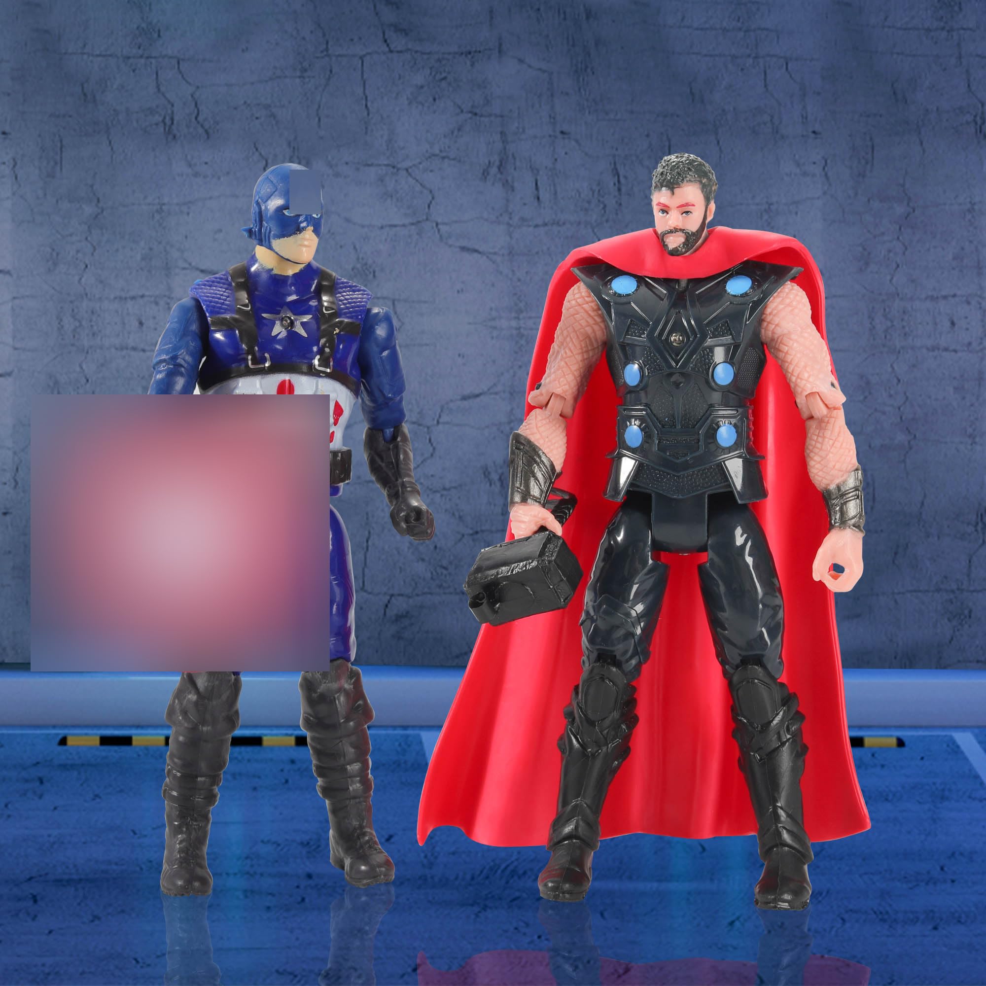 7Pcs Superhero Action Figure Toys Set - Collectible Character Figures for Kids & Fans | Perfect for Playtime, Gifts & Display Collections