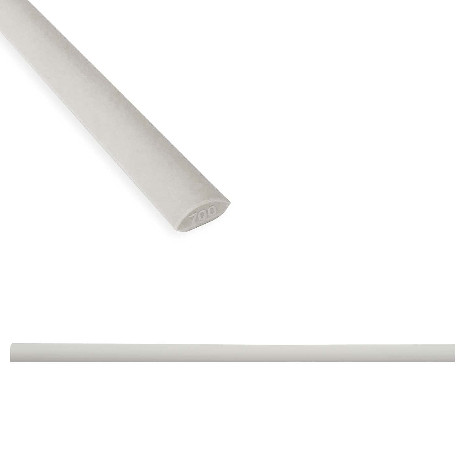**Questech 1/2 x 12 Inch Quarter Round Tile Trim - Gray Matte Edge Trim for Shower, Kitchen Backsplash & Bathroom - Decorative Jolly Tile Liner Cap (12 Pack) - Perfect for Modern Home Renovations & DIY Projects**