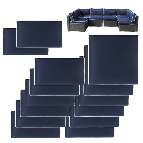 Dark Blue+white Edge