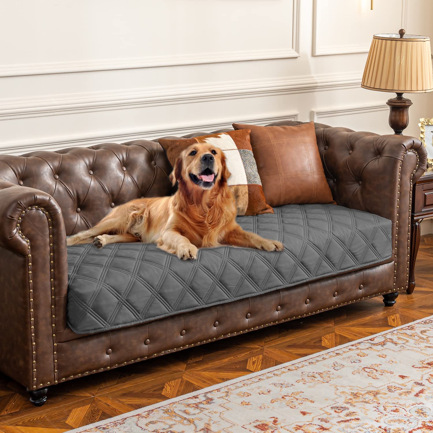 Ameritex Waterproof Dog Bed Cover - Non-Slip Pet Blanket for Furniture Protection, Couch & Sofa Protector | Ideal for Dogs, Cats, Pets | Perfect for Home, Living Room, Bedroom Use