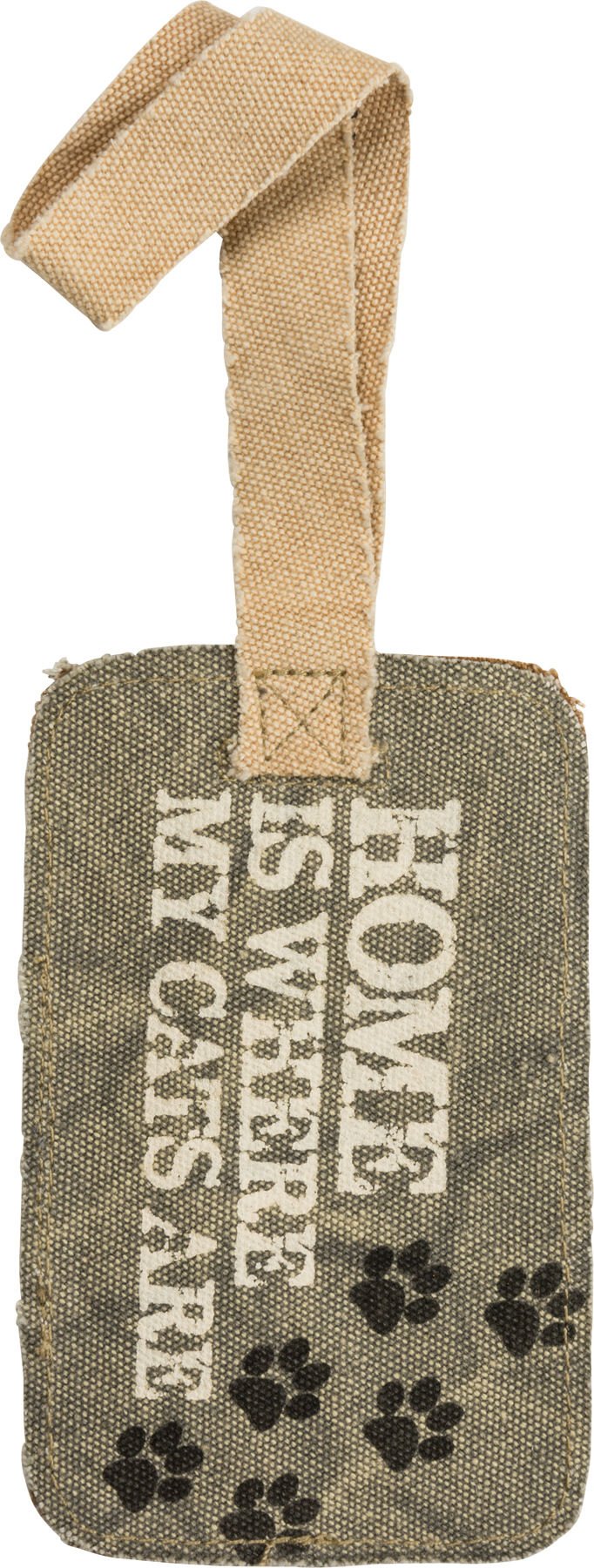 Custom Pet Lover Luggage Tags - 'Home is Where My Cats Are' Personalized Travel ID Tags for Suitcases & Bags - Perfect for Cat Owners, Travel Enthusiasts & Gift Giving
