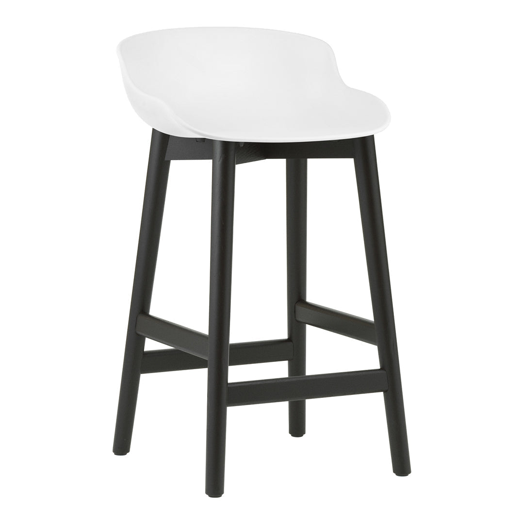 Modern Hyg Counter Stool with Wood Base - Perfect for Kitchen Islands, Bars & Small Spaces