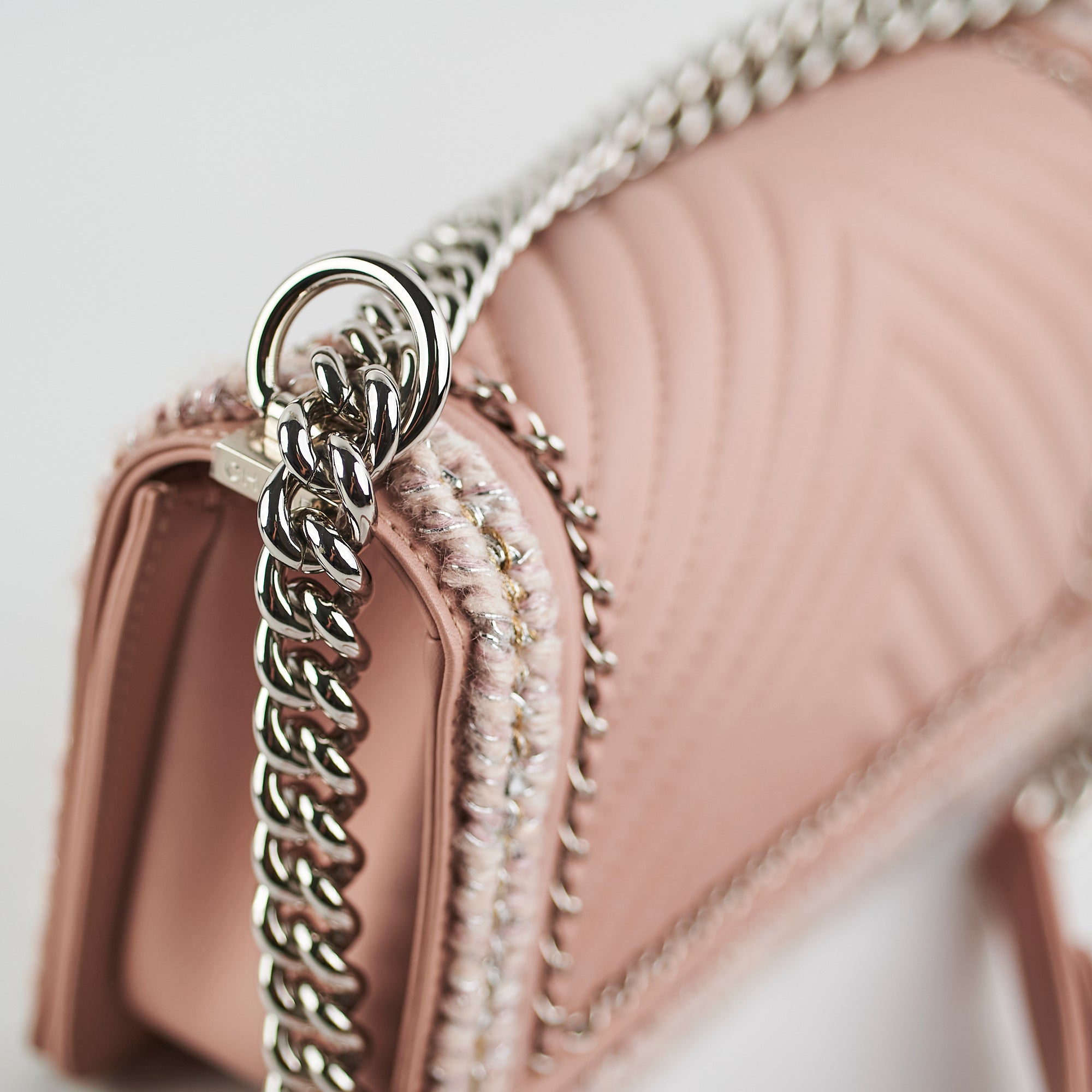 Chanel Old Medium Boy Bag in Pink - Luxury Quilted Leather Crossbody Bag for Women | Perfect for Date Night, Parties & Special Occasions