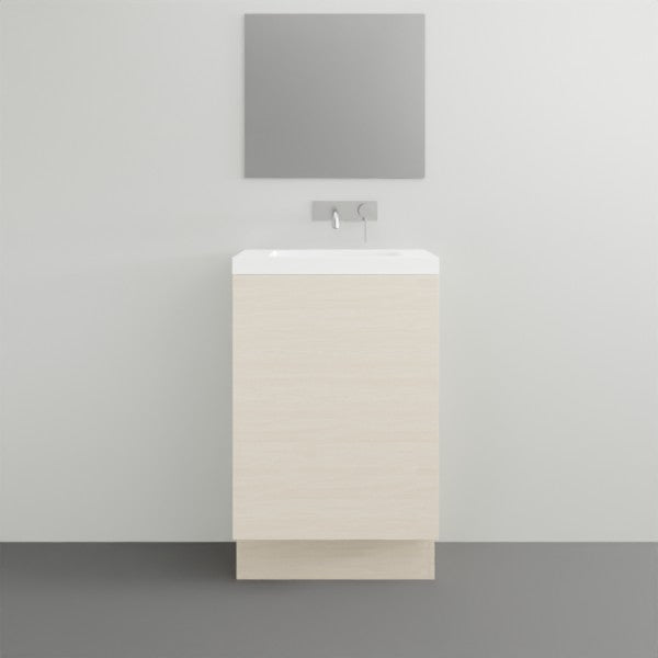 ADP Petite Vanity with Kickboard - Compact Makeup Dressing Table with Mirror for Small Spaces | Perfect for Bedroom, Apartment & Dorm Room Beauty Station