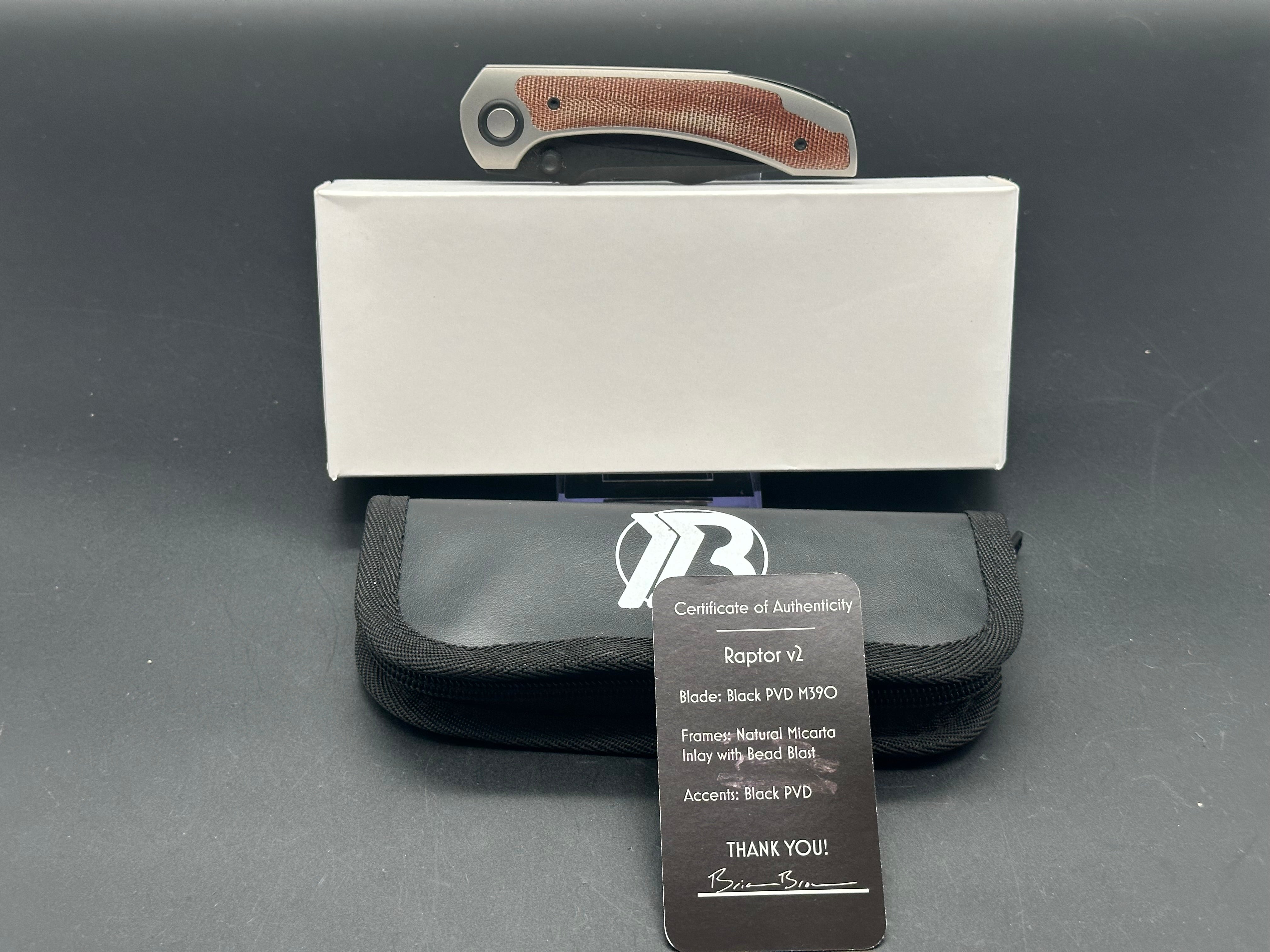 Brian Brown Knives Raptor V2 Folding Knife - 3.5