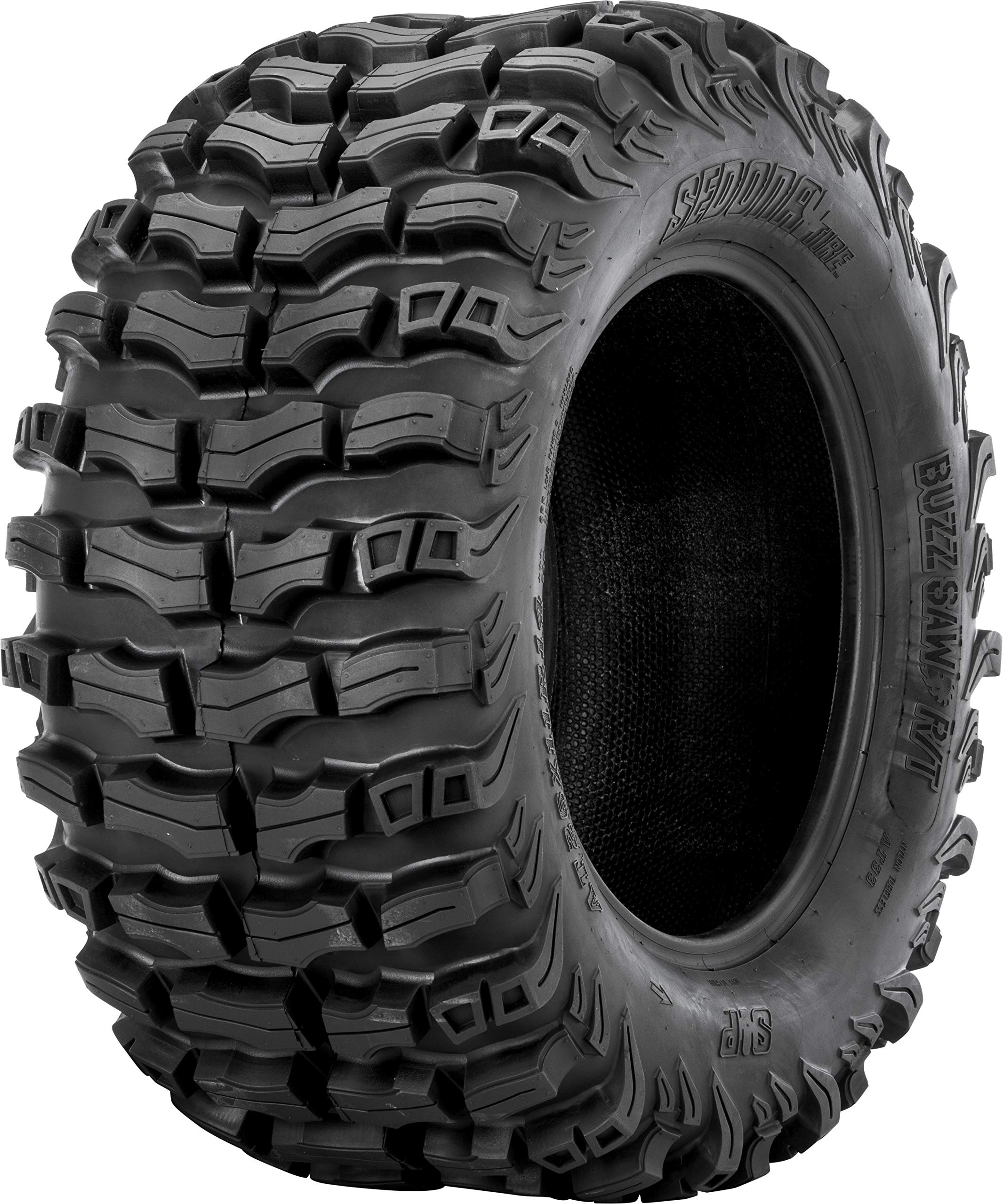 Sedona Buzz Saw R/T 6-Ply ATV Tire 26x11-12 - All-Terrain Off-Road Tires for Mud, Sand & Trail Riding - Fits ATVs, UTVs & Side-by-Sides