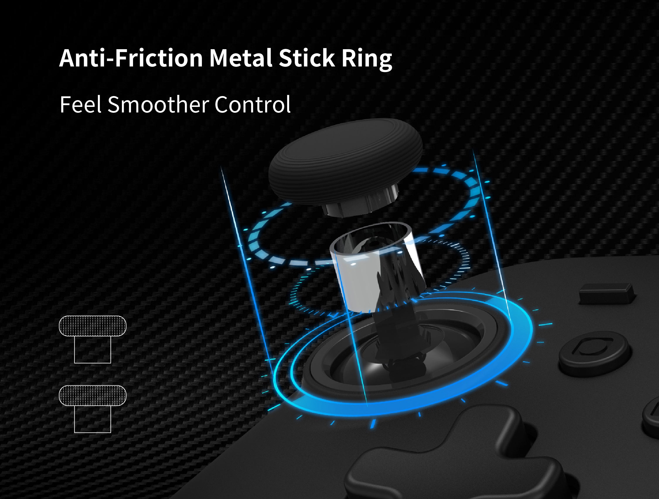 GuliKit KK 3 Max Wireless Bluetooth Game Controller for Nintendo Switch, PC, Android, Mac OS, iOS - Ergonomic Design with Hall Effect Joystick (Black) - Perfect for Gaming, Streaming & Multi-Platform Play