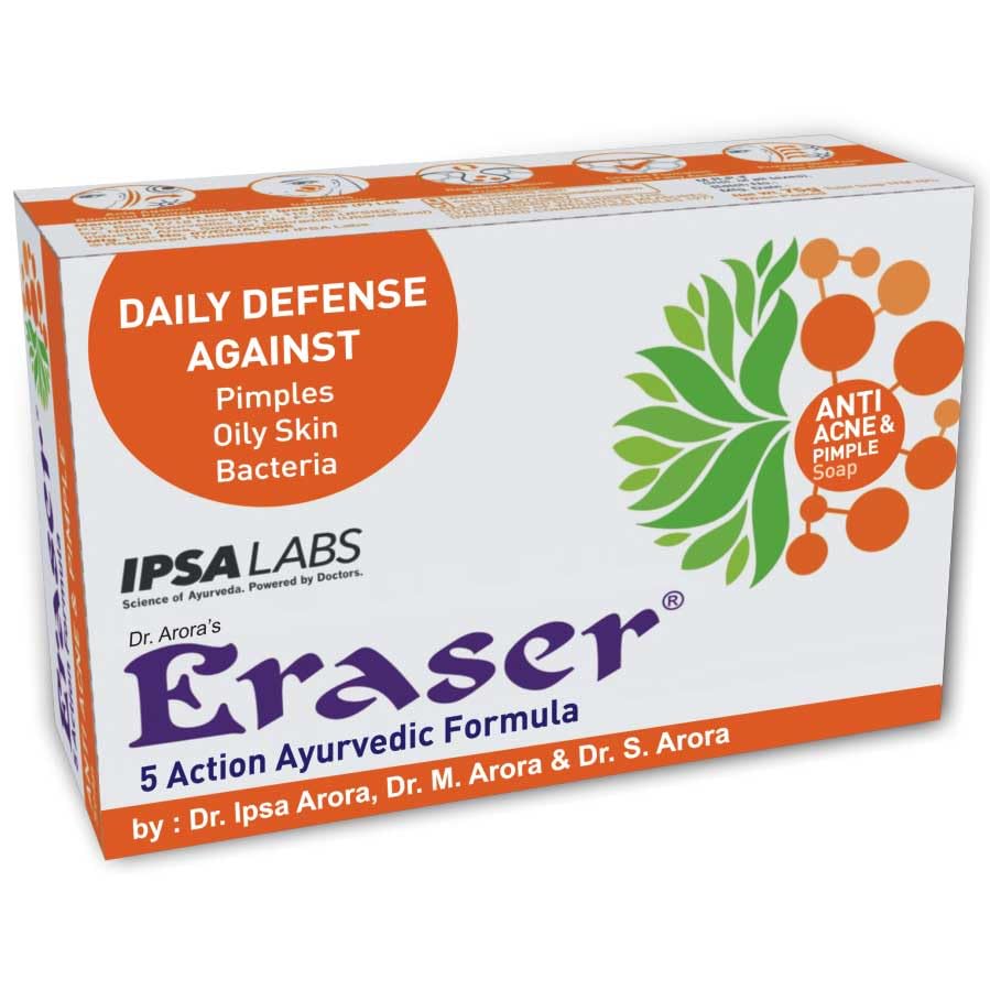 Best Acne Eraser Soap - 6 Pack for Clear Skin | Natural Pimple Treatment for Face & Body | Perfect for Teens & Adults with Oily or Sensitive Skin