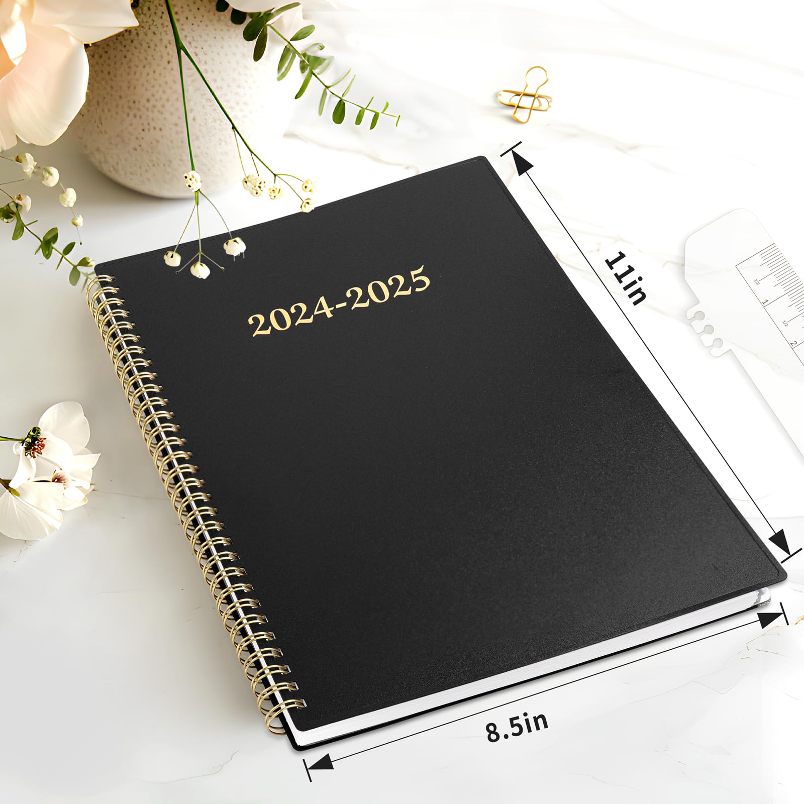 2024-2025 Academic Planner - Weekly & Monthly Student Planner from July 2024 to June 2025, 8.5