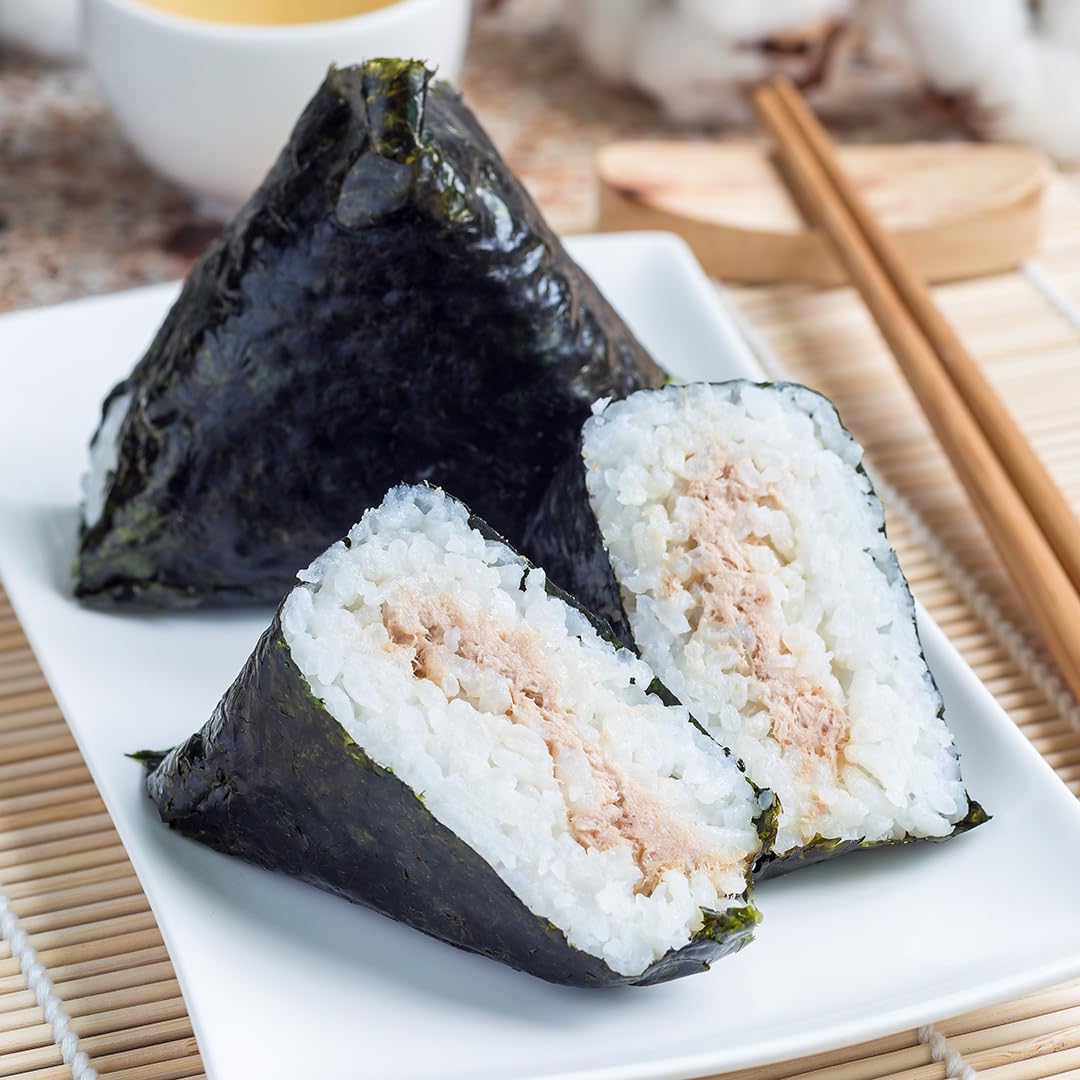 Premium Japanese Onigiri Mold Set - 5 Large BPA-Free Rice Ball Press for Sushi, Musubi & Bento | Authentic Kanto Style Made in Japan | Perfect for Home, Picnics & Lunch Boxes