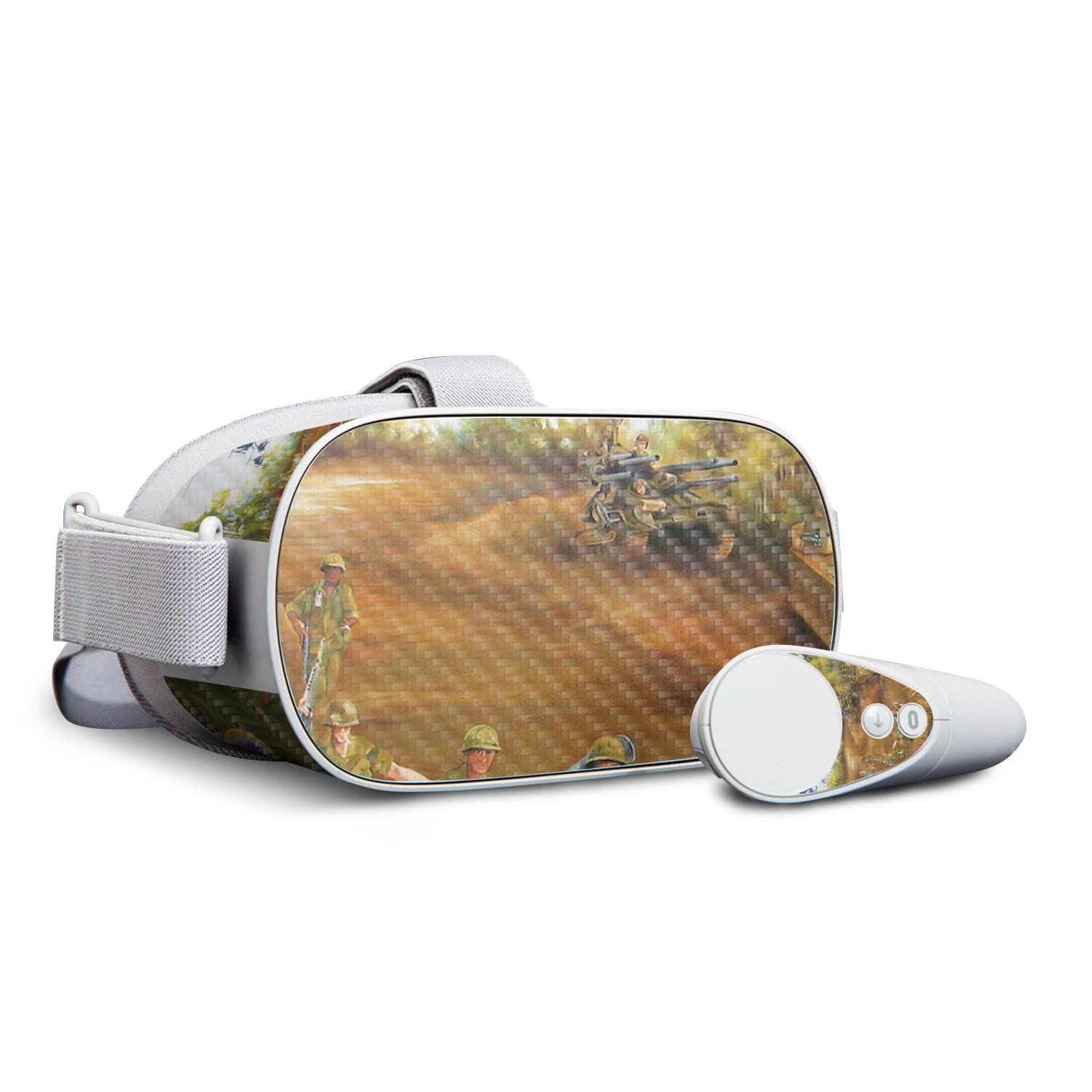 Carbon Fiber Skin for Oculus Go - Durable Protective Cover for Gaming & VR