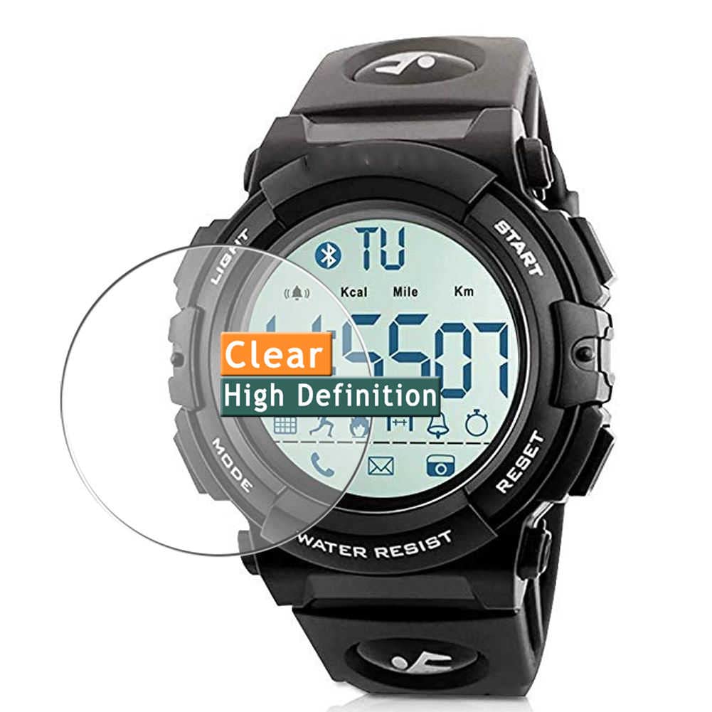 3-Pack TPU Screen Protector for Beeasy 1258 Large Smartwatch - Flexible Film Protector Sticker (Not Tempered Glass) - Perfect for Workouts, Outdoor Activities & Daily Wear Protection