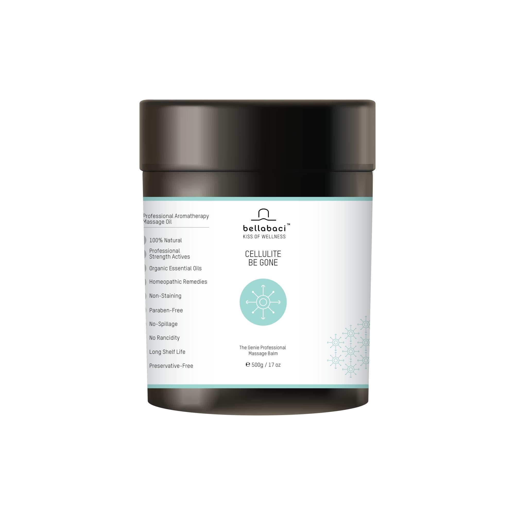 Bellabaci Cellulite Be Gone Wellness Balm - 17.63 oz Anti-Cellulite Cream for Thighs & Buttocks | Natural Firming & Smoothing Treatment for Body Contouring | Perfect for Post-Pregnancy & Weight Loss Care