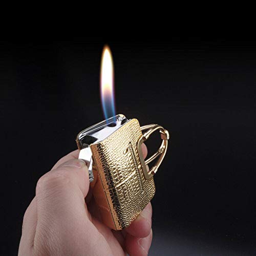 Women's Handbag Lighter - Refillable Butane Novelty (Silver) for Parties & Gifts