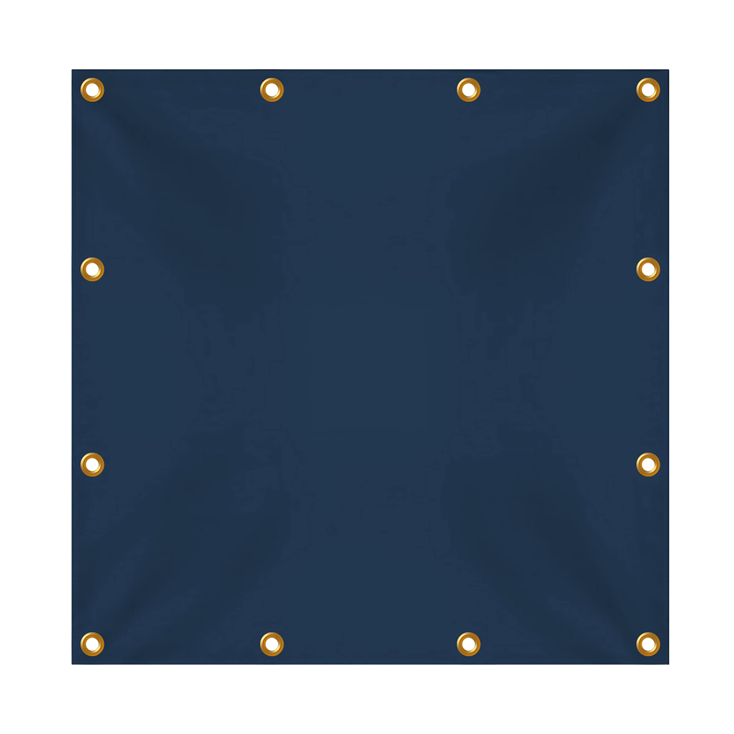Heavy Duty 12 Oz Waterproof Tarp - UV Resistant & Tear Proof Tarpaulin Cover for Roof, Canopy, Camping, Patio, Pool & Boat Protection (10'x12' Blue) - Ideal for Outdoor, Construction & Emergency Shelter Use