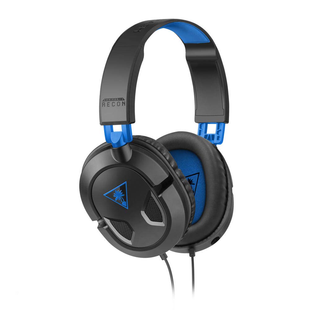 Turtle Beach Recon 50P Stereo Gaming Headset for PS5, PS4 Pro & PS4 - Lightweight Comfort with Flip-Up Mic - Perfect for FPS, Battle Royale & Online Multiplayer Games