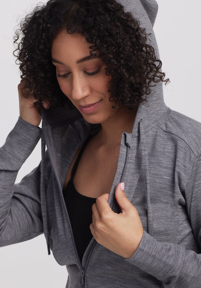 Premium Ryann Hoodie in Graphite Heather - Soft & Comfortable Pullover for Men & Women | Perfect for Casual Wear, Gym, and Outdoor Activities