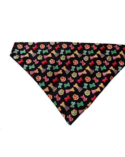 Christmas Dog Treats & Over-the-Collar Bandana for Large Dogs - Festive Holiday Pet Accessories for Gifts, Parties & Photo Shoots