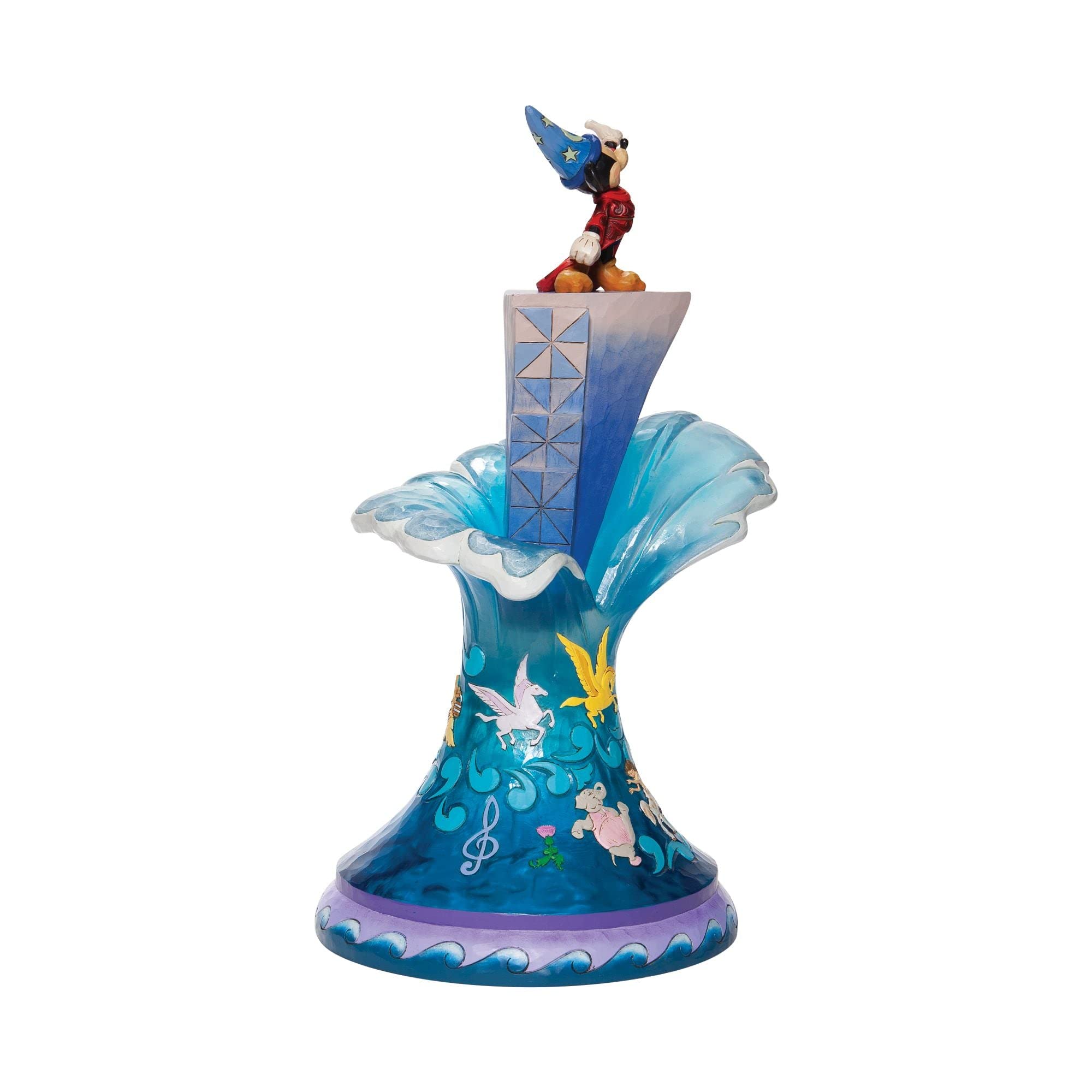 Enesco Disney Traditions by Jim Shore Fantasia Sorcerer's Apprentice Mickey Mouse Figurine - 18.5 Inch Hand-Painted Collectible Statue - Perfect for Disney Fans, Home Decor & Gift Giving
