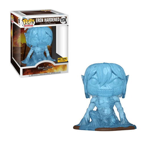 Funko Pop! Attack on Titan: Eren Hardened #1174 Vinyl Figure - Anime Collectible for Fans | Perfect for Display, Gifts, and Anime Merch Collections