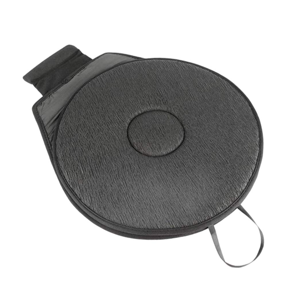 Hellery Deluxe Swivel Seat Foam Cushion for Car Chair - 16.5