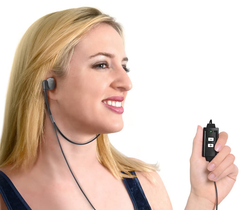 Premium ECS WordHear-O USB Transcription Headset with Built-in Sound Card & Volume Control - Under-Chin Design, 7ft Cord with Clothing Clip & 3 Extra Ear Sponges - Perfect for Computer Transcribing, Medical Dictation & Call Center Use