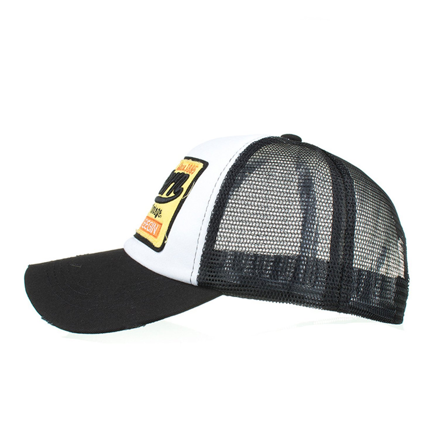 Unisex Breathable Baseball Cap with Wide Brim - UPF 50+ UV Protection Sun Hat for Outdoor Activities, Hiking, Running & Beach