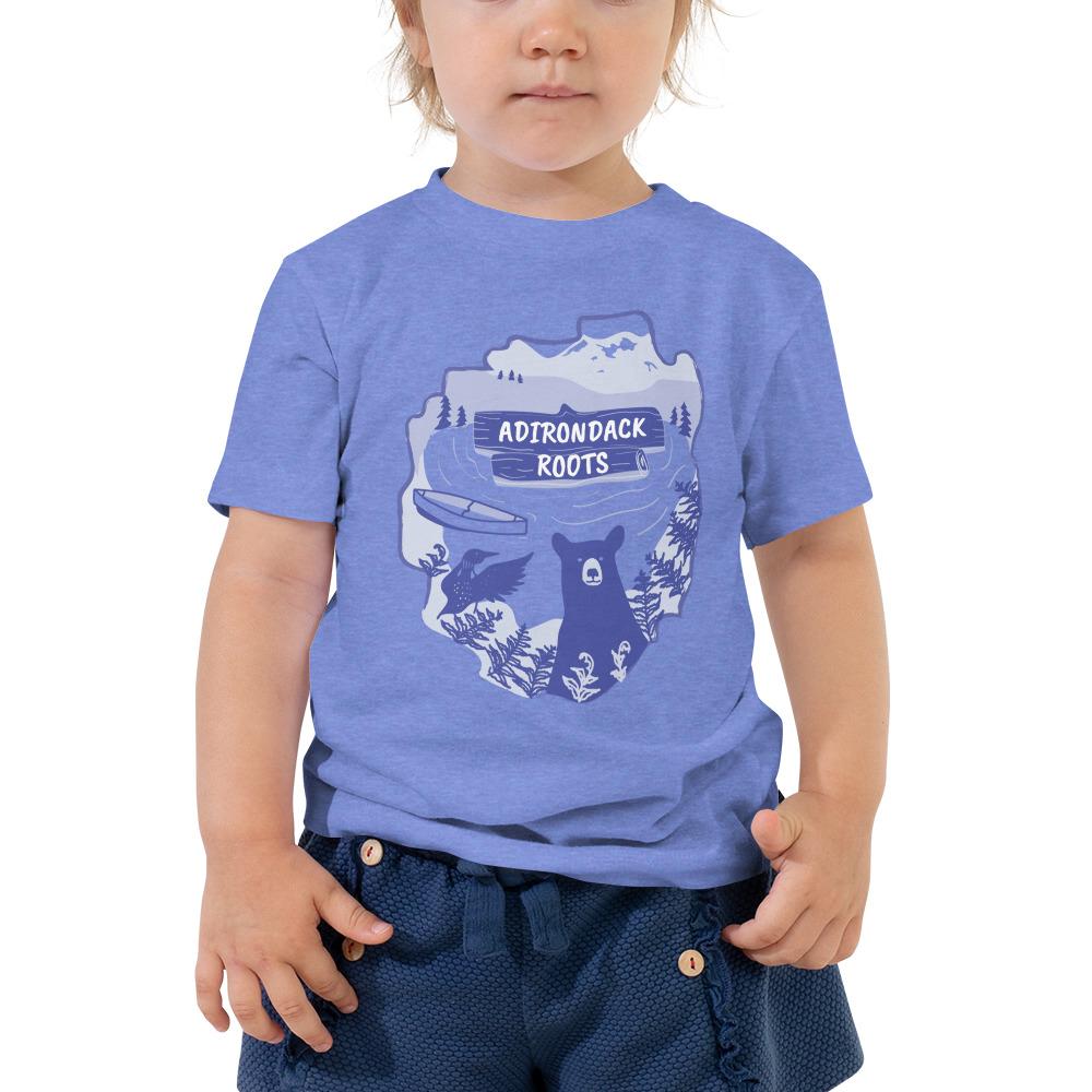 ADK Roots Toddler T-Shirt - Soft Cotton Kids Tee for Boys & Girls - Perfect for Playdates, School & Outdoor Adventures