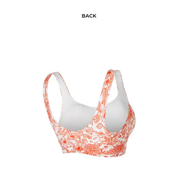 Black Label Life Floral Bralette Top - Women's Lace Bralette for Yoga, Lounge & Layering