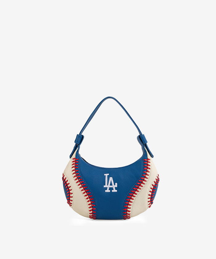 MLB Los Angeles Dodgers Crossbody Hobo Bag for Women - Stylish Shoulder Purse for Baseball Games, Travel & Daily Use