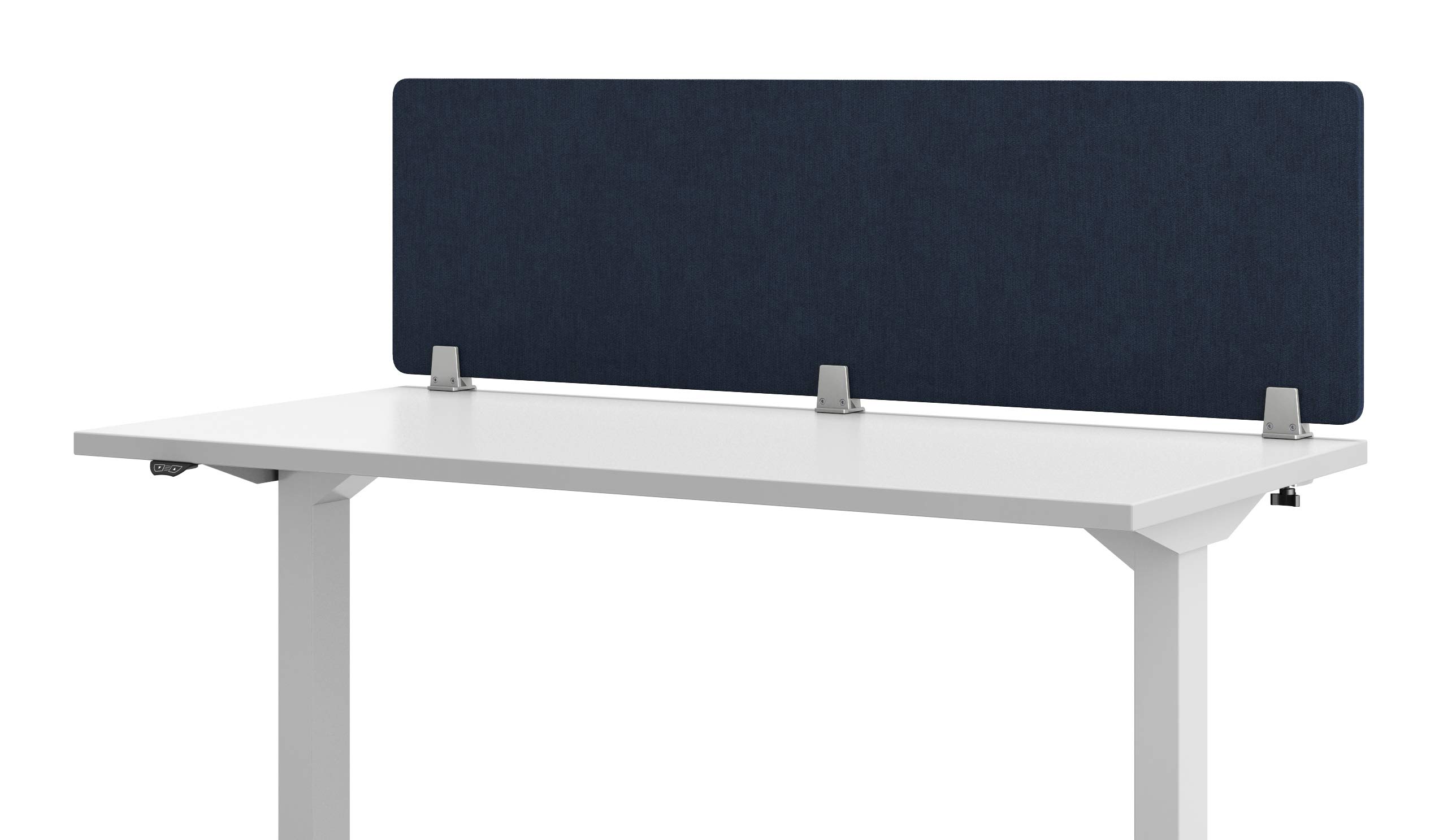 Dark Blue Sound Absorbing Privacy Shield - 60