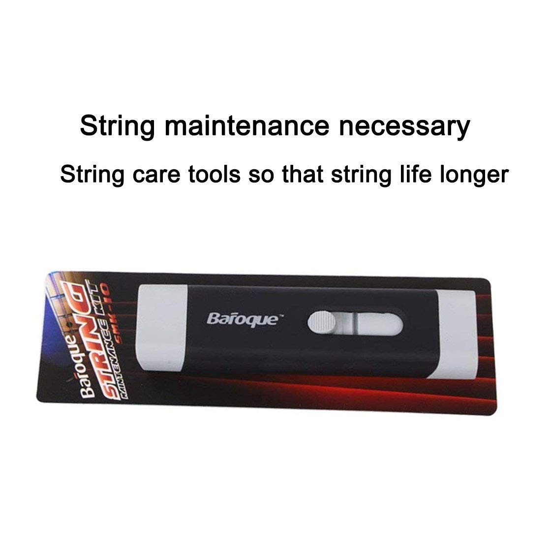 Fast Guitar Strings Cleaner & Rust Remover with Lubricant - Dual Head Brush for Acoustic/Electric Guitar, Bass, Ukulele, Violin, Banjo & Mandolin - Perfect for String & Fret Maintenance & Instrument Care