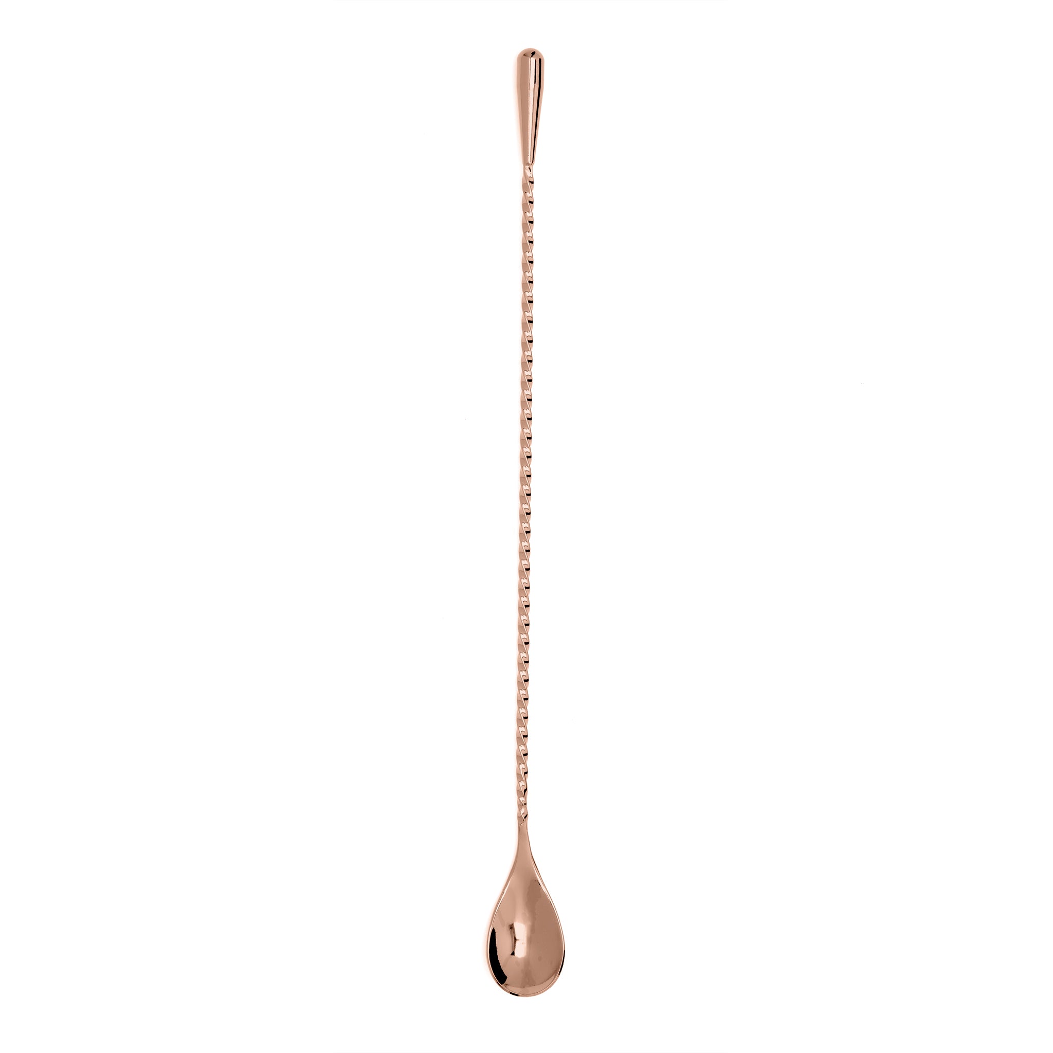 TEARDROP™ Copper Plated Bar Spoon - 30cm Cocktail Mixing Tool for Bartenders & Home Bars - Perfect for Crafting Cocktails, Stirring Drinks & Garnishing